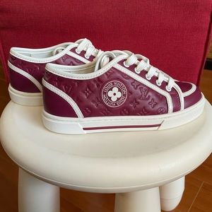 Brand new LV leather sneakers for toddler girl